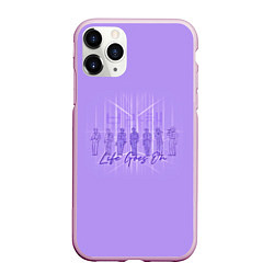 Чехол iPhone 11 Pro матовый BTS live goes on purple