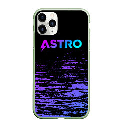 Чехол iPhone 11 Pro матовый Astro -градиент, цвет: 3D-салатовый