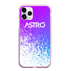 Чехол iPhone 11 Pro матовый Astro neon, цвет: 3D-розовый