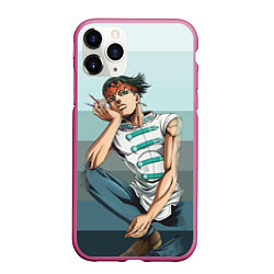 Чехол iPhone 11 Pro матовый Рохан Кишибе - художник, цвет: 3D-малиновый