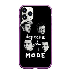 Чехол iPhone 11 Pro матовый Depeche Mode portrait