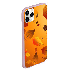 Чехол iPhone 11 Pro матовый Осенний тёплый ветер, цвет: 3D-розовый — фото 2