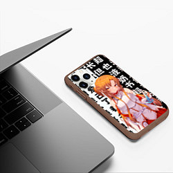 Чехол iPhone 11 Pro матовый Асуна - Sword art online, цвет: 3D-коричневый — фото 2