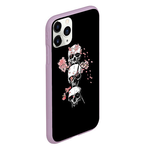 Чехол iPhone 11 Pro матовый Youll be fine / 3D-Сиреневый – фото 2