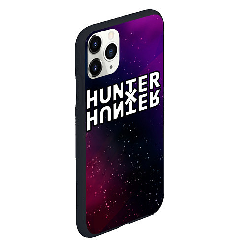 Чехол iPhone 11 Pro матовый Hunter x Hunter gradient space / 3D-Черный – фото 2