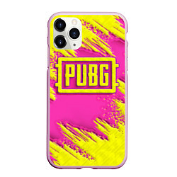 Чехол iPhone 11 Pro матовый PUBG yellow