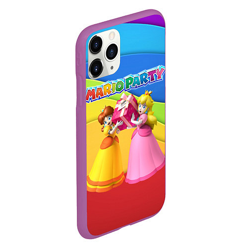 Чехол iPhone 11 Pro матовый Mario Party - Nintendo / 3D-Фиолетовый – фото 2