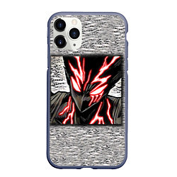 Чехол iPhone 11 Pro матовый Garou Rage Mode, цвет: 3D-серый