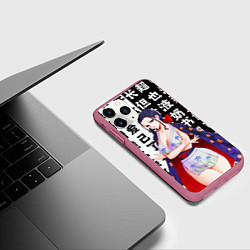 Чехол iPhone 11 Pro матовый Нико Робин - Ван Пис, цвет: 3D-малиновый — фото 2