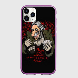 Чехол iPhone 11 Pro матовый Доктор Ливси Фонк, цвет: 3D-фиолетовый