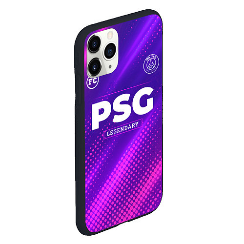 Чехол iPhone 11 Pro матовый PSG legendary sport grunge / 3D-Черный – фото 2