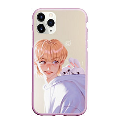 Чехол iPhone 11 Pro матовый SKZOO Felix Jinniret Leebit, цвет: 3D-розовый