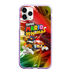 Чехол iPhone 11 Pro матовый Tiger-Bowser - Super Mario 3D World