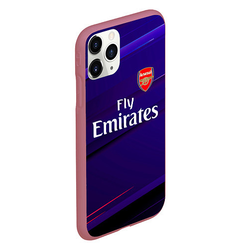 Чехол iPhone 11 Pro матовый Arsenal Абстракция / 3D-Малиновый – фото 2