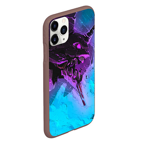 Чехол iPhone 11 Pro матовый Neon Genesis Evangelion - Eva 01 / 3D-Коричневый – фото 2