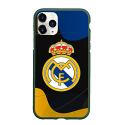 Чехол iPhone 11 Pro матовый Real madrid Абстракция