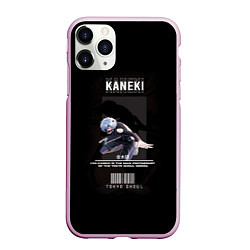 Чехол iPhone 11 Pro матовый Tokyo Ghoul: Kaneki Ken, цвет: 3D-розовый