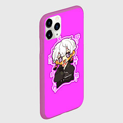 Чехол iPhone 11 Pro матовый Чиби Изана, цвет: 3D-фиолетовый — фото 2