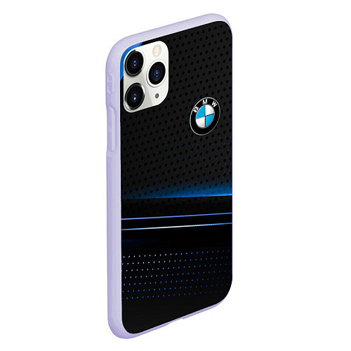 Чехол iPhone 11 Pro матовый Bmw abstraction / 3D-Светло-сиреневый – фото 2