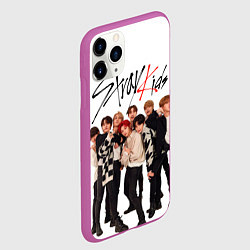 Чехол iPhone 11 Pro матовый Stray Kids white background, цвет: 3D-фиолетовый — фото 2