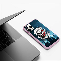 Чехол iPhone 11 Pro матовый Mummy - crazy face, цвет: 3D-розовый — фото 2