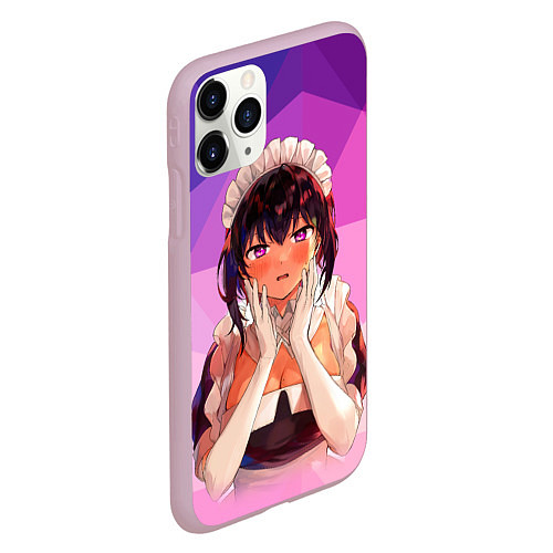 Чехол iPhone 11 Pro матовый The Maid I Hired Recently Is Mysterious anime / 3D-Розовый – фото 2