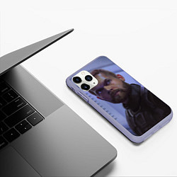 Чехол iPhone 11 Pro матовый Амос Бертон, цвет: 3D-светло-сиреневый — фото 2