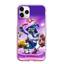Чехол iPhone 11 Pro матовый Plants vs Zombies - characters, цвет: 3D-розовый