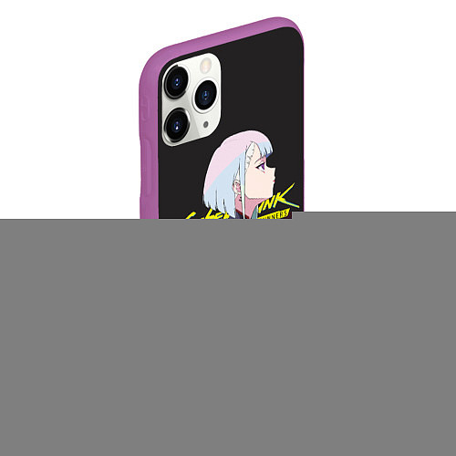 Чехол iPhone 11 Pro матовый Sweet Lucy / 3D-Фиолетовый – фото 2