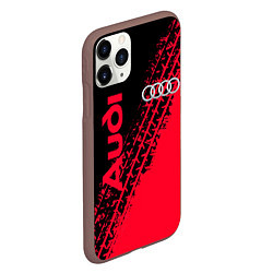 Чехол iPhone 11 Pro матовый Audi, цвет: 3D-коричневый — фото 2