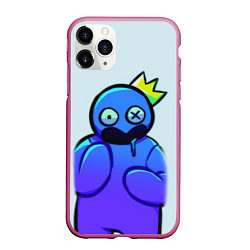 Чехол iPhone 11 Pro матовый Blue Rainbow Friends