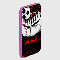 Чехол iPhone 11 Pro матовый BERSERK ГАТС, цвет: 3D-фиолетовый — фото 2