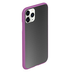 Чехол iPhone 11 Pro матовый Стальной фон, цвет: 3D-фиолетовый — фото 2