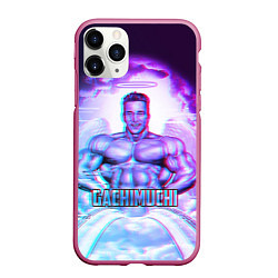 Чехол iPhone 11 Pro матовый Billie Herrington: Gachimuchi, цвет: 3D-малиновый