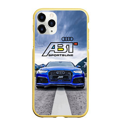 Чехол iPhone 11 Pro матовый Audi ABT - sportsline на трассе
