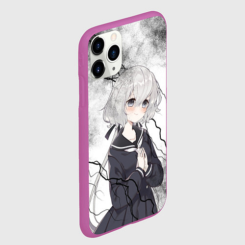Чехол iPhone 11 Pro матовый Junko Konno - Зомбилэнд Сага Месть / 3D-Фиолетовый – фото 2