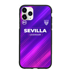 Чехол iPhone 11 Pro матовый Sevilla legendary sport grunge, цвет: 3D-черный