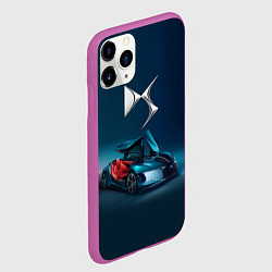 Чехол iPhone 11 Pro матовый Citroen DS Spirit Concept, цвет: 3D-фиолетовый — фото 2