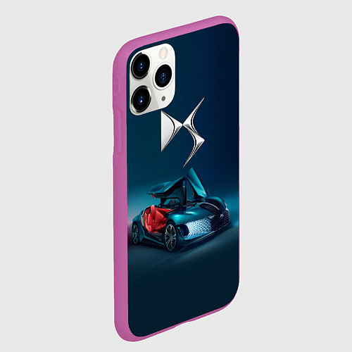 Чехол iPhone 11 Pro матовый Citroen DS Spirit Concept / 3D-Фиолетовый – фото 2