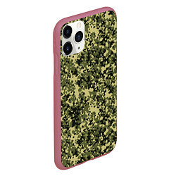 Чехол iPhone 11 Pro матовый Камуфляж Flecktarn Jeitai, цвет: 3D-малиновый — фото 2