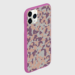 Чехол iPhone 11 Pro матовый Камуфляж German, цвет: 3D-фиолетовый — фото 2