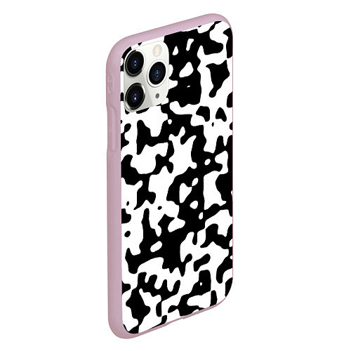 Чехол iPhone 11 Pro матовый Камуфляж Cowskin средний / 3D-Розовый – фото 2