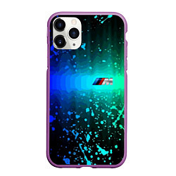 Чехол iPhone 11 Pro матовый BMW M Performance, цвет: 3D-фиолетовый