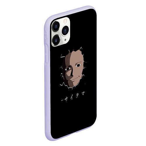 Чехол iPhone 11 Pro матовый One-Punch Man / 3D-Светло-сиреневый – фото 2