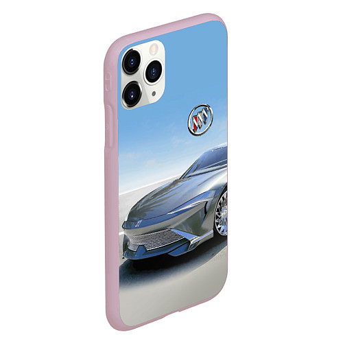 Чехол iPhone 11 Pro матовый Buick concept в пустыне / 3D-Розовый – фото 2