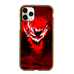 Чехол iPhone 11 Pro матовый SHADOW FIEND PHONK ZXC, цвет: 3D-коричневый