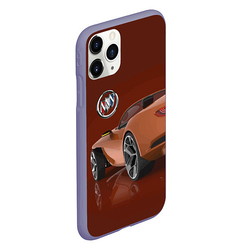 Чехол iPhone 11 Pro матовый Buick wild cat - concept / 3D-Серый – фото 2