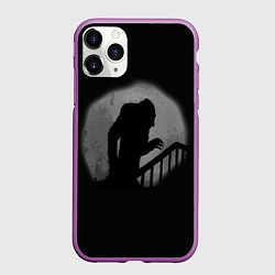 Чехол iPhone 11 Pro матовый Тень Носферату, цвет: 3D-фиолетовый