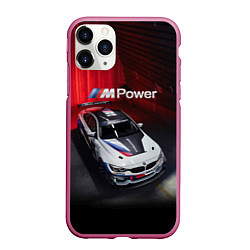 Чехол iPhone 11 Pro матовый BMW M4 GT4 - Motorsport