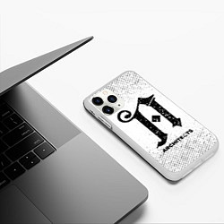 Чехол iPhone 11 Pro матовый Architects с потертостями на светлом фоне, цвет: 3D-белый — фото 2